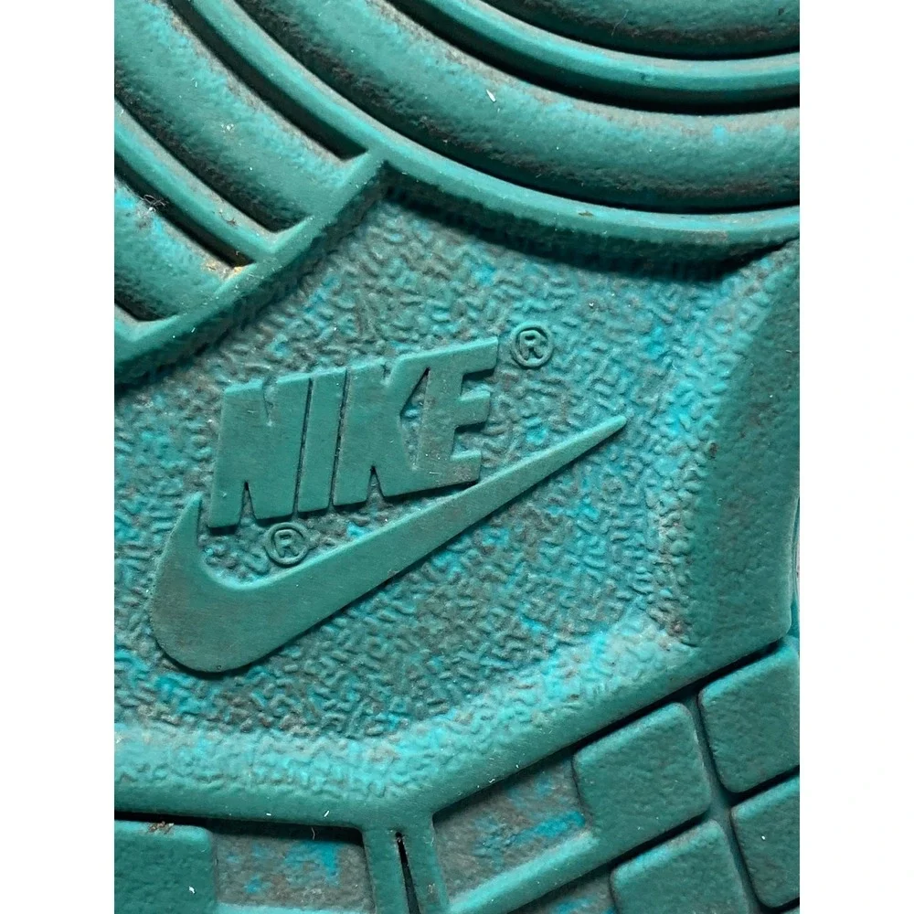 Nike Dunk High Dark Grey Dynamic Blue White Speckled 317982-052 Mens 11